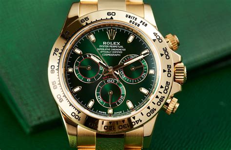 green and gold.rolex|rolex gold with green face.